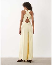 Nobody's Child - Nobodys Child Occasion Reign High Neck Cross Back Jumpsuit - Lyst