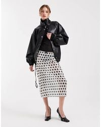 Collusion - Sheer Awkward Length Skirt - Lyst