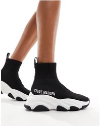 Steve Madden - Prodigy Knitted Sock Trainers - Lyst