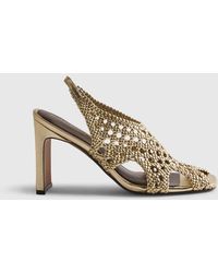 River Island - Caged Heeled Sandals - Lyst