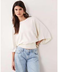 ASOS - Batwing Waisted Top - Lyst