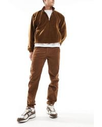 Levi's - Xx - pantalon chino droit en velours côtelé - marron - Lyst