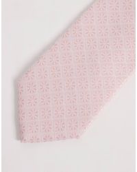 ASOS - Floral Geometric Tie - Lyst