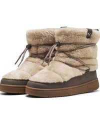 PUMA - Snowbae Suede Boots - Lyst