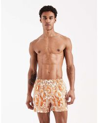 Aray - Sundial Print Swim Shorts - Lyst