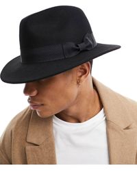 ASOS - Sombrero fedora con talla ajustable - Lyst