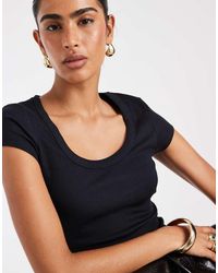 ASOS - Scoop Neck Baby Tee - Lyst