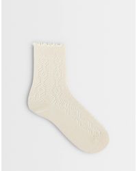 ASOS - Pointelle Long Socks - Lyst