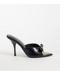 Asos Design Wide Fit - Nelly Bow Detail High Heeled Mules - Lyst