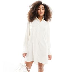 Threadbare - Sheila - robe chemise courte - cassé - Lyst
