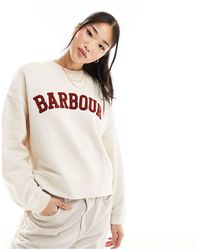 Barbour - Silverdale Logo Sweatshirt - Lyst