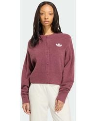 adidas Originals - Essentials Knit Cardigan - Lyst