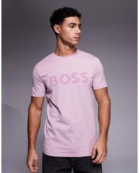 BOSS - Thinking Chest Logo T-shirt - Lyst