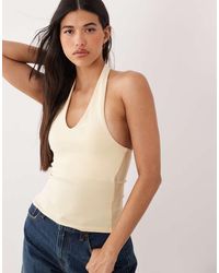 Gina Tricot - Double Lined Halterneck Top - Lyst