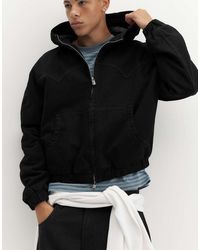 Pull&Bear - Bomberjack Met Capuchon - Lyst