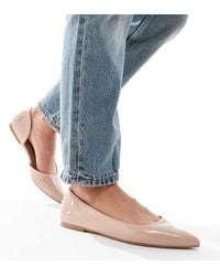 ASOS - Wide Fit Virtue D'Orsay Pointed Ballet Flats - Lyst