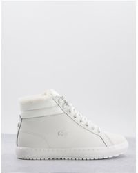Zapatillas de corte alto Lacoste de mujer: hasta el 55 % de descuento | Lyst