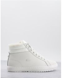 Lacoste High-top sneakers for Women | Online Sale up to 56% off | Lyst