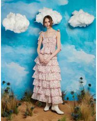 Sister Jane - Ruffle Tiered Ruffle Maxi Skirt Co-Ord - Lyst