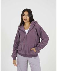 Brave Soul - Zip Through Polar Fleece Hoodie - Lyst