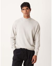 ASOS - Relaxed Long Sleeve Knitted Turtle Neck T-Shirt - Lyst