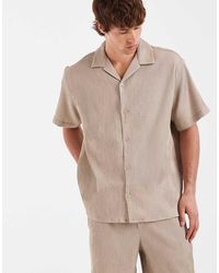 Jack & Jones - Plisse Shirt - Lyst