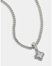 CERNUCCI - Mother Of Pearl Motif Cuban Necklace - Lyst