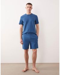 BOSS - Boss - bodywear - short d'ensemble confort en tissu gaufré - Lyst