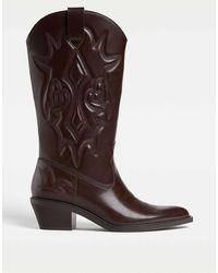 Stradivarius - – cowboystiefel - Lyst