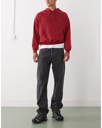 Weekday - Vaqueros De Pernera Recta Y Corte Holgado Con Lavado Negro Space De - Lyst