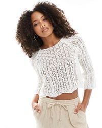 ONLY - – gehäkelter pullover - Lyst
