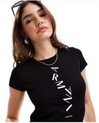 Armani Exchange - – schmal geschnittenes t-shirt - Lyst