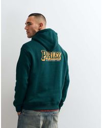 Parlez - Verkin Hoodie With Back Graphic Logo - Lyst