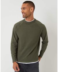 Threadbare - Mock Tee Textured Knit Crew Neck Jumper - Lyst