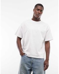 Weekday - Boxy Oversized Fit Heavyweight Jersey T-shirt - Lyst