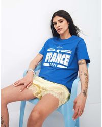 ASOS - Regular Fit T-Shirt With France Football Club Graphic - Lyst