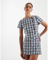 ASOS - Wrap Front Tailored Top - Lyst