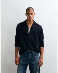 ASOS - Co-ord Relaxed Revere Shirt With Linen - Lyst