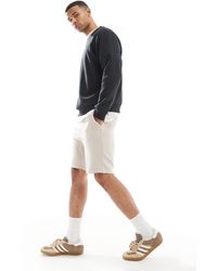 Jack & Jones - Short molletonné coupe ample - crème - Lyst