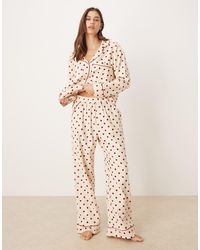 Abercrombie & Fitch - Flannel High Rise Boxer Pyjama Bottoms Co-ord - Lyst