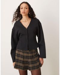 ASOS - Interlock Hook And Eye Long Sleeve Top - Lyst