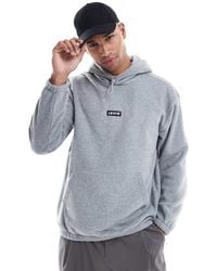 Levi's - Baby Tab Logo Polar Fleece Relaxed Fit Hoodie - Lyst