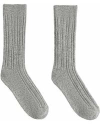 Oysho - Cashmere 25% Wool 11% Classic Socks - Lyst