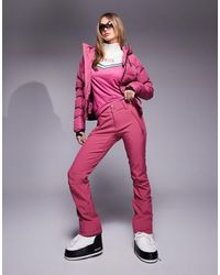 Protest - Pantalones De Nieve Rosas Elásticos De Corte Slim De Softshell Prtrelole De - Lyst