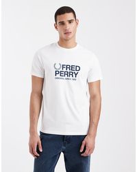 Fred Perry - Original Graphic Logo T-shirt - Lyst