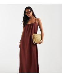Vero Moda - Crinkle Textured Woven Full Cami Maxi Dress - Lyst