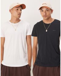 GANT - 2 Pack Lounge Tops With Shield Logo - Lyst