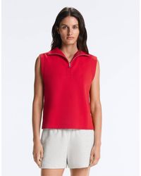 Oysho - Cotton Piqué Sleeveless Vest - Lyst