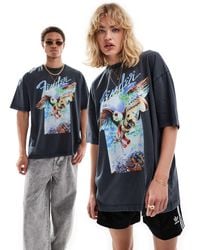 ASOS - Unisex Oversized Licence T-shirt With Fender Guitar Graphic Prints - Lyst