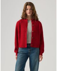 Levi's - Charlotte Crewneck Cardigan 007Vg-0010 - Lyst